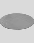 Round Grey Plastic Tray For Custom Under-tub Insulated Base With White Background