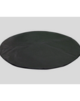 Black Round Table Cover For The Custom Under-tub Insulated Base For Hot Tub Protection