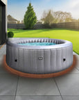 Insulated Hot Tub Mat For Wave Spa Hot Tubs In a Backyard Setting