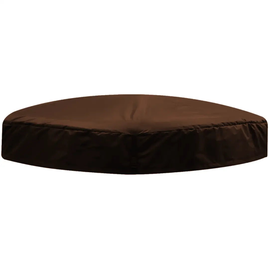 Brown Round Cushion Cover For Canadian Spa Hot Tub, Thermal Insulated Lid Accessory