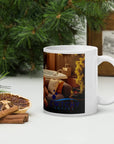 Cwtchy Covers - Cap’n Cwtch’s Cozy Comfort Mug: Sturdy Glossy & Microwave Safe For Your Daily Drinks