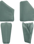 Insulated Jacket For Garden Taps With Sage Green Soft Armor Plates For Added Protection
