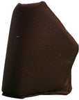 Dark Brown Textured Fabric Cushion As Part Of Insulated Jacket For Garden Taps