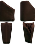 Dark Brown Fabric Car Seat Headrest Covers; Fits Like An Insulated Jacket For Garden Taps