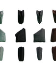 Insulated Jacket For Garden Taps: Colorful Fabric Or Leather Chair Leg Covers Displayed