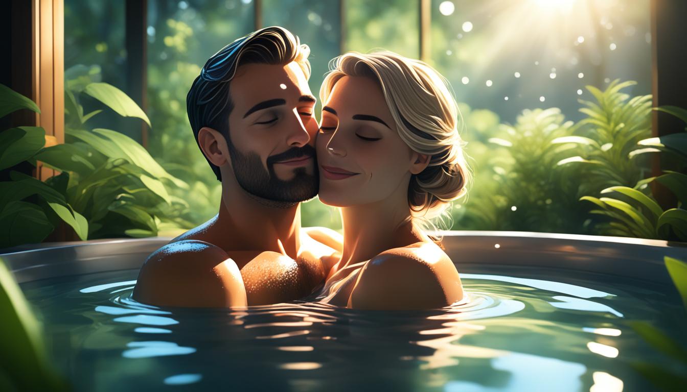 couples connection hot tub