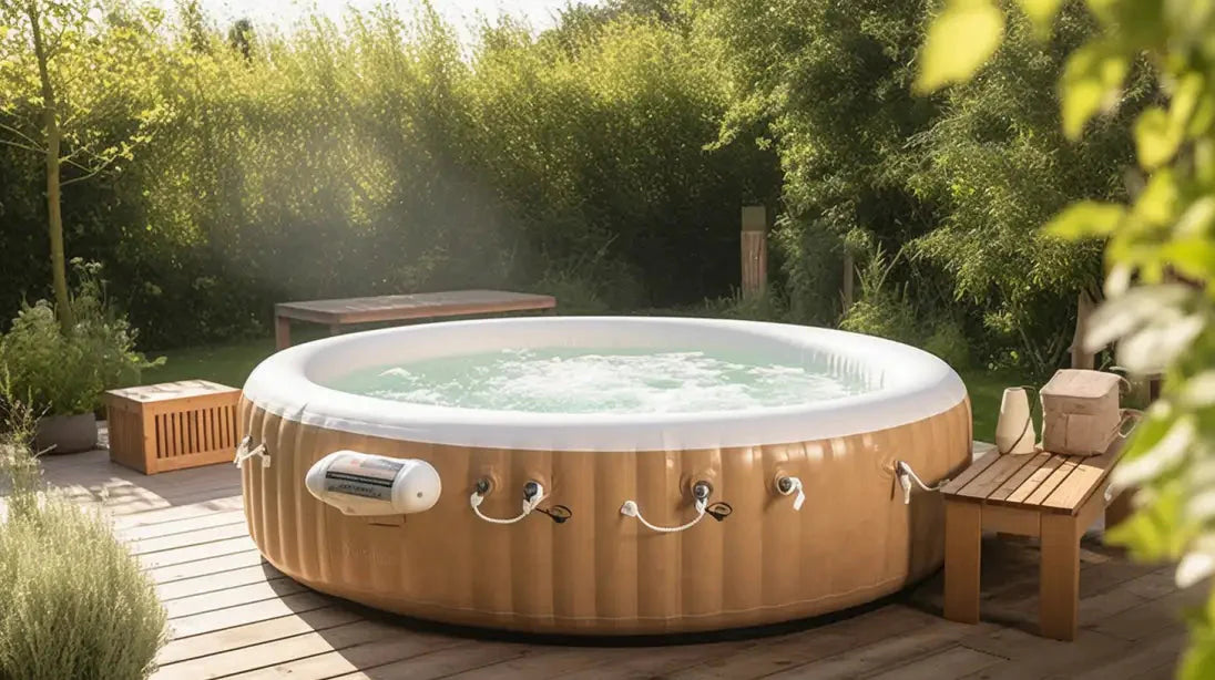 Hot Tub On Wooden Deck For Ultimate Relaxation