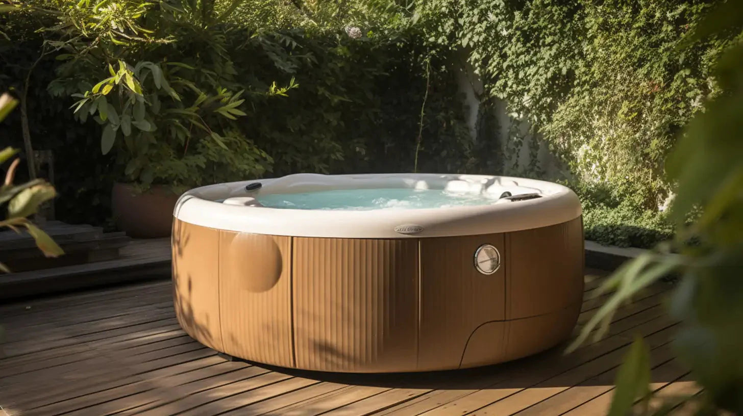 A picture of a clever spa hot tub and Energy and Cost Saving Insulation for CleverSpa Hot Tubs