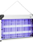 Close-up Of Purple Insect Trap Hanging: 30w Mosquito Killer For Hot Tub Use