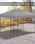 Polyester Cloth With Pa Coating For 3x4m Gazebo Replacement Roof Canopy And Side Panels