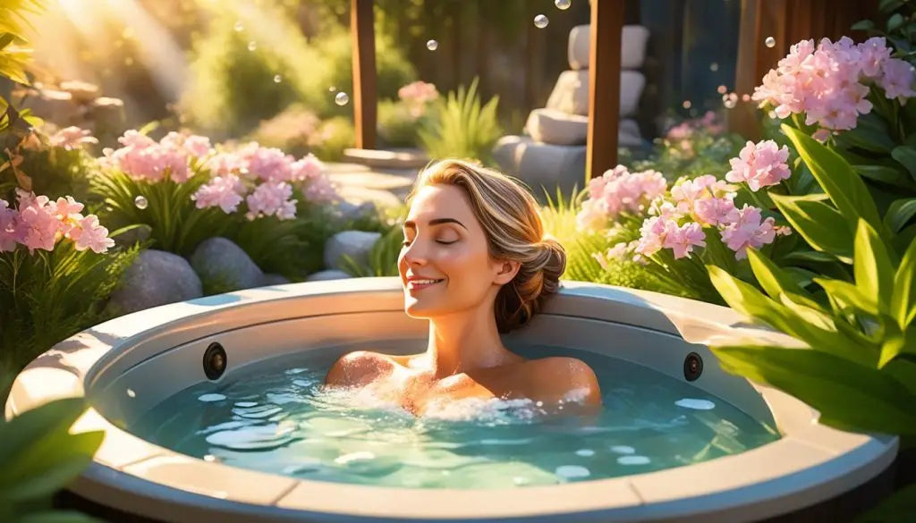 Deep Sleep Enhancement through Hot Tub Use