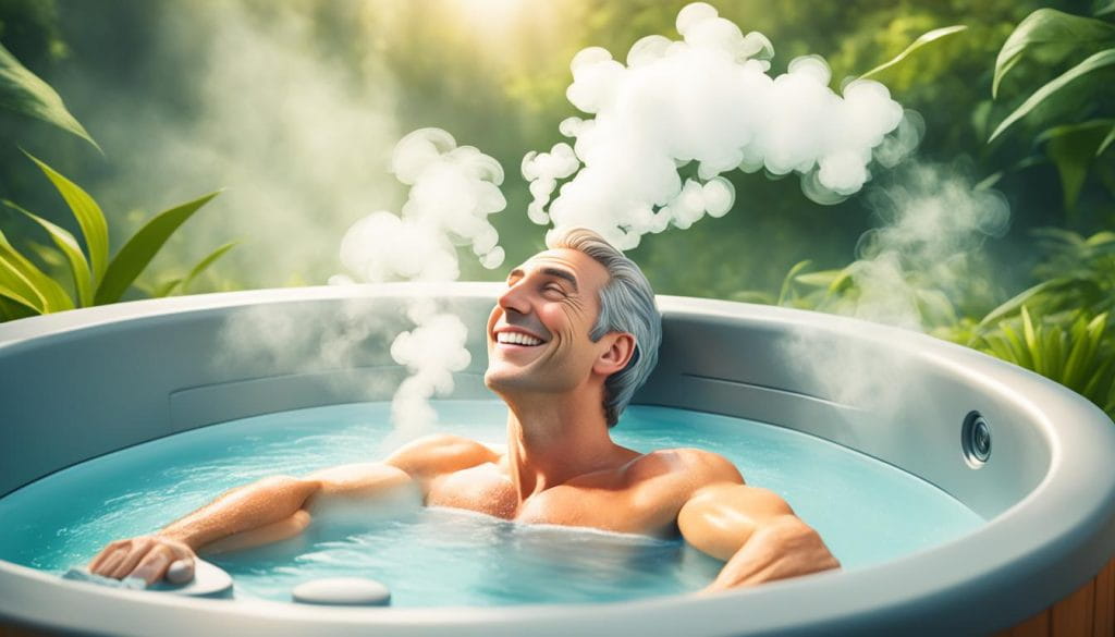 Hydrotherapy in Hot Tub