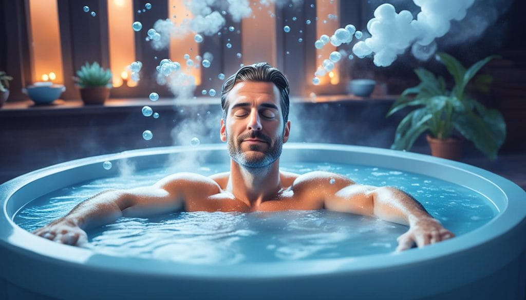 Relaxation Visualization in Hot Tub