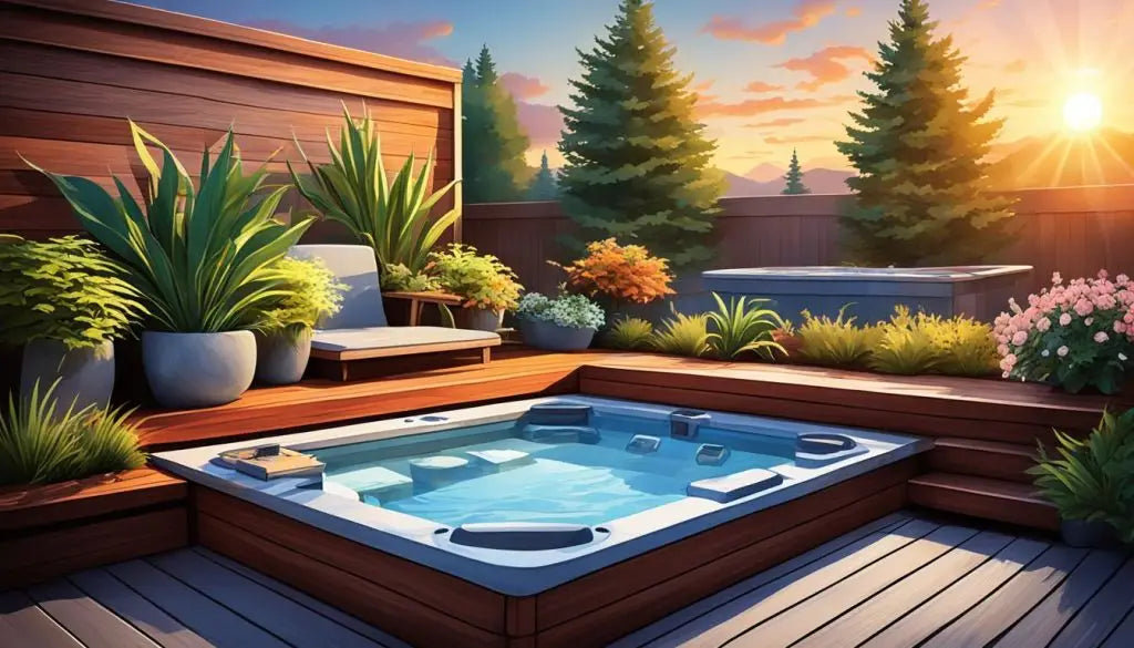 Serene Hot Tub Space