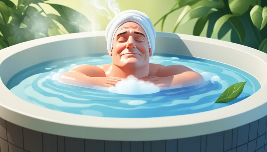 Sinus Headache Relief in a Hot Tub