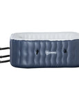 Thermax Inflatable Air Bed In Dark Blue Hot Tub Spa W/ Pump For 4-6 Person