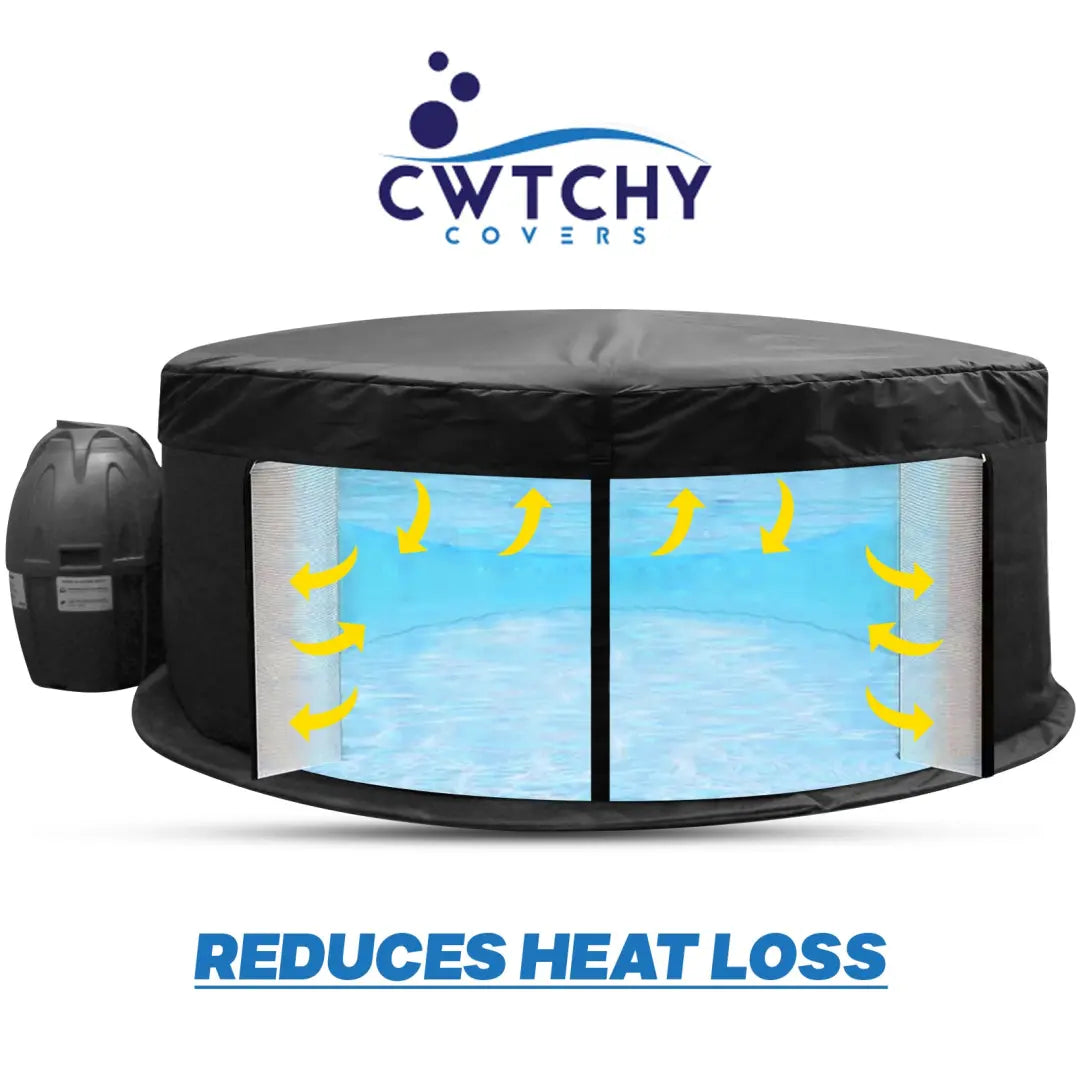 Cwtchy Covers - Custom Inflatable Hot Tub Insulation Lid | Energy Saving Thermal Cover