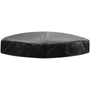 Round Black Cushion For Custom Inflatable Hot Tub Insulation Lid With Domed Surface