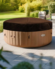 Insulated Lid For Intex Purespa Hot Tubs On a Patio, Keeping Your Hot Tub Warm And Inviting