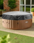 Insulated Lid For Intex Purespa Hot Tubs Protecting a Hot Tub On The Ground