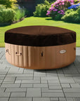 Intex Purespa Hot Tub With Insulated Lid, Perfect For Backyard Relaxation