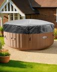 Hot Tub In Garden With Insulated Lid For Intex Purespa Hot Tubs