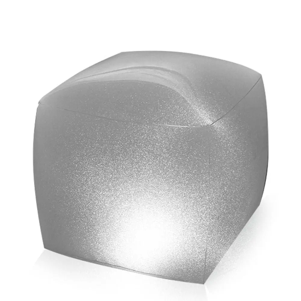 Intex 28694 Floating Led Cube With Silver Foil - Perfect Multi-color Hot Tub Experience