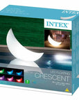 Intex 68693 Led Floating Halfmoon Light - Perfect Ipx8 Waterproof Hot Tub Accessory