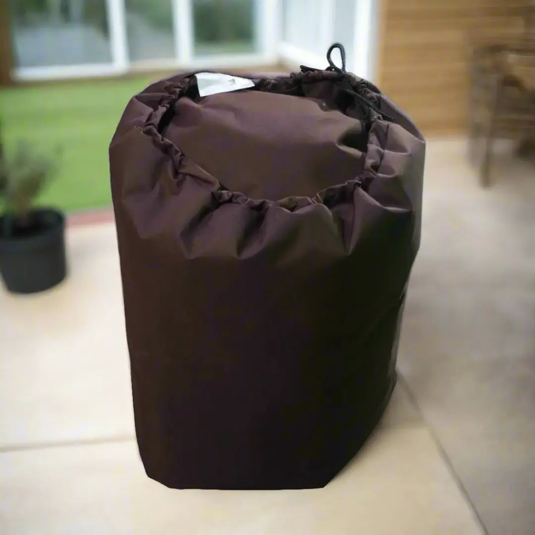 Insulated Pump Cover For Lay-z Spa Hot Tub, Brown Dry Bag With Roll-top Closure