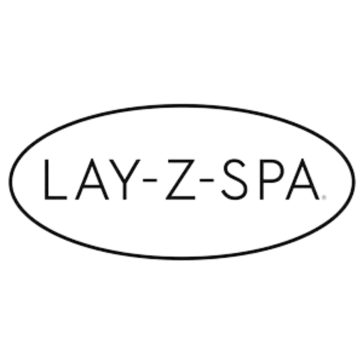 LAY-Z-SPA’ logo inside an oval.