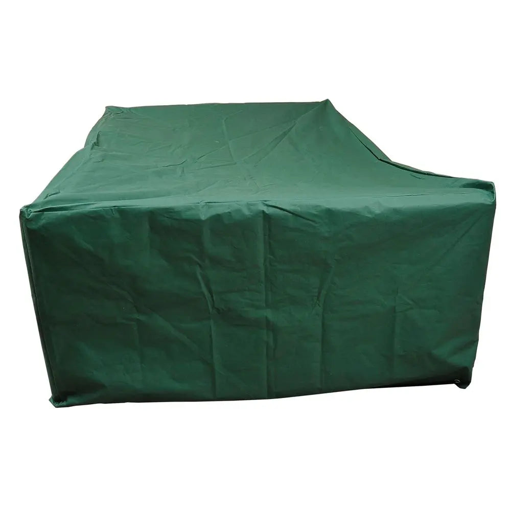 Green Uv/rain Protective Cover For Your Outdoor Fire Pit And Rattan Furniture