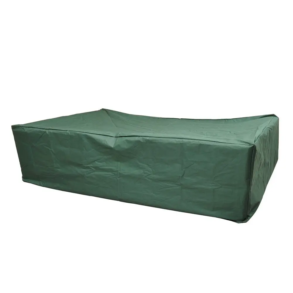 Uv/rain Protective Green Cover For Your Outdoor Fire Pit And Rattan Furniture