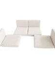 Outsunny - Replacement Cushion Cover Set For Your Outdoor Rattan Furniture Durable Polyester Covers Longevity