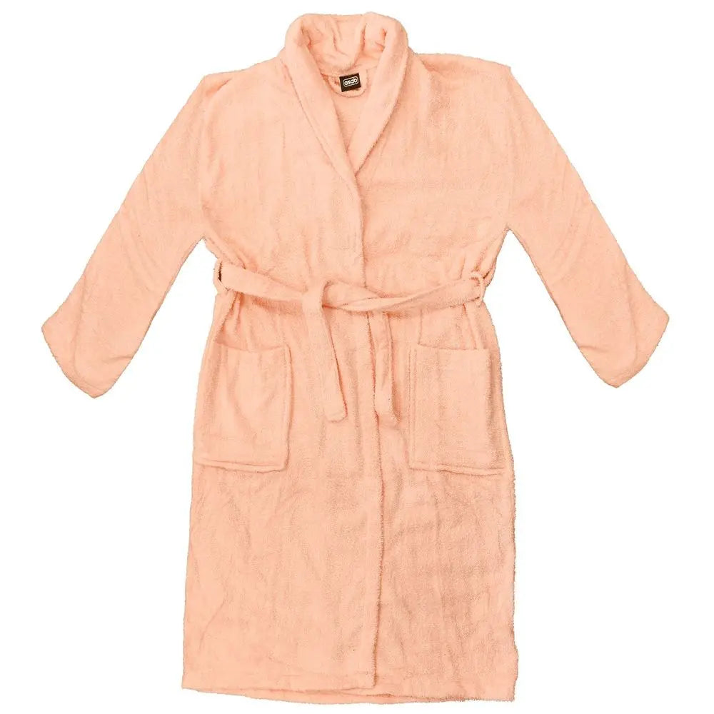 Unisex Luxury Plush Fleece Pink Bathrobe For Ultimate Comfort By Hot Tub