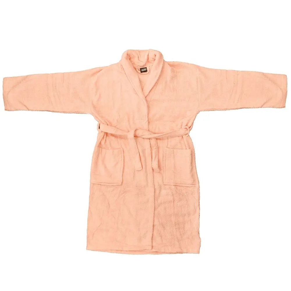 Unisex Luxury Coral Bathrobe In Soft Plush Fleece For Ultimate Comfort By Hot Tub