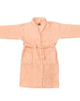 Unisex Luxury Coral Bathrobe In Soft Plush Fleece For Ultimate Comfort By Hot Tub