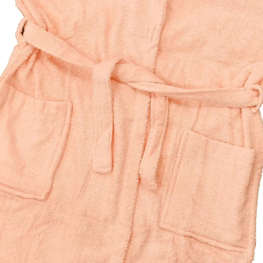 Unisex Luxury Soft Plush Pink Bathrobe For Ultimate Comfort, Perfect After a Hot Tub Soak